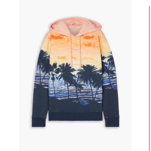 PACO RABANNE
Printed cotton-jersey hoodie - Picture 1 of 3